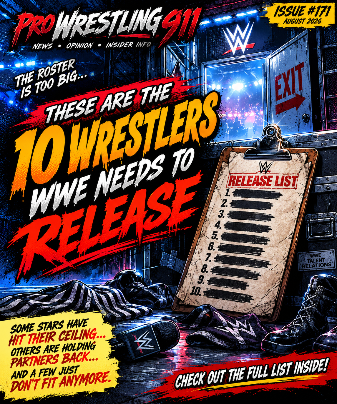 10 Wrestlers WWE Needs to Release