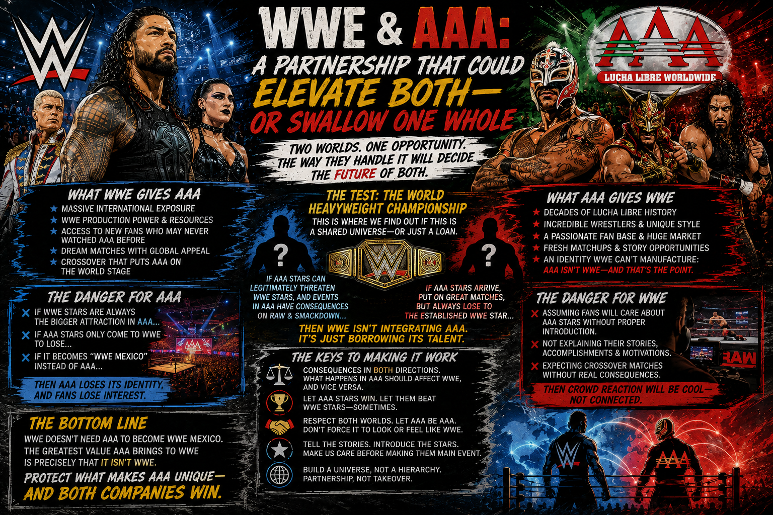 WWE & AAA: A Partnership That Could Elevate Both — or Swallow One Whole